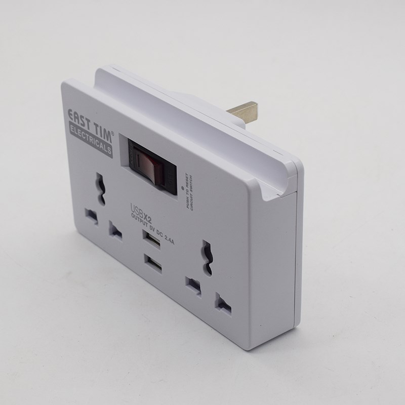 香港版无线英标多用插座转换器多孔拖板USB插排一转二多功能插板