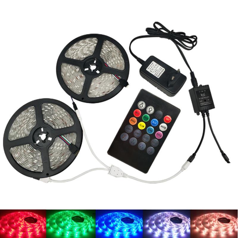 Led彩色5050Rgb音乐灯与遥控器变色控制器音频节奏闪光灯Led灯带1