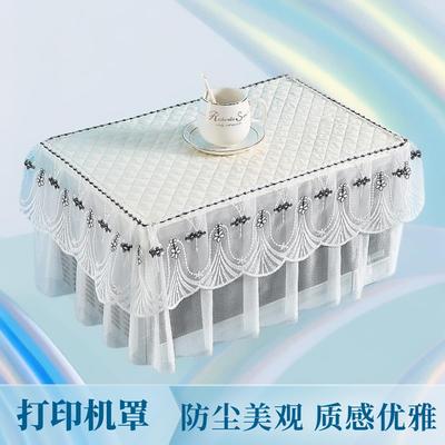 微波炉打印机烤箱防尘罩布盖巾家用全包型蕾丝2025新款通用简约风