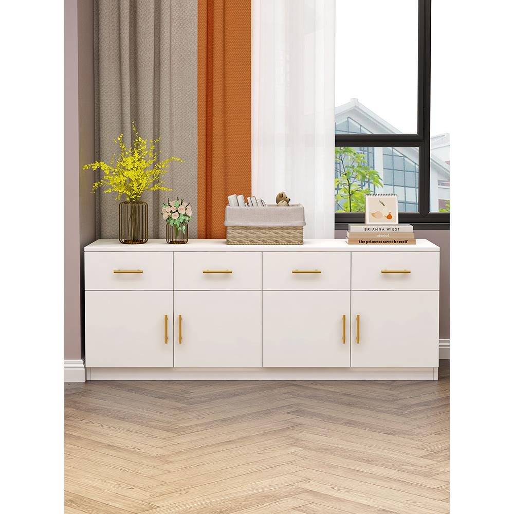 实木可定制飘窗柜阳台可坐大容量落地柜储物柜电视柜餐边收纳抽屉