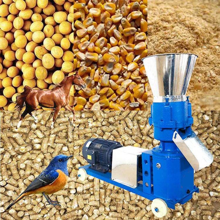 feedpelletmachine鸡饲料家用型小型饲料机鸡鸭鹅造粒机