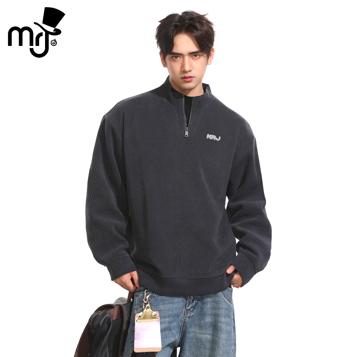 周杰伦原创品牌MRJ运动百搭卫衣