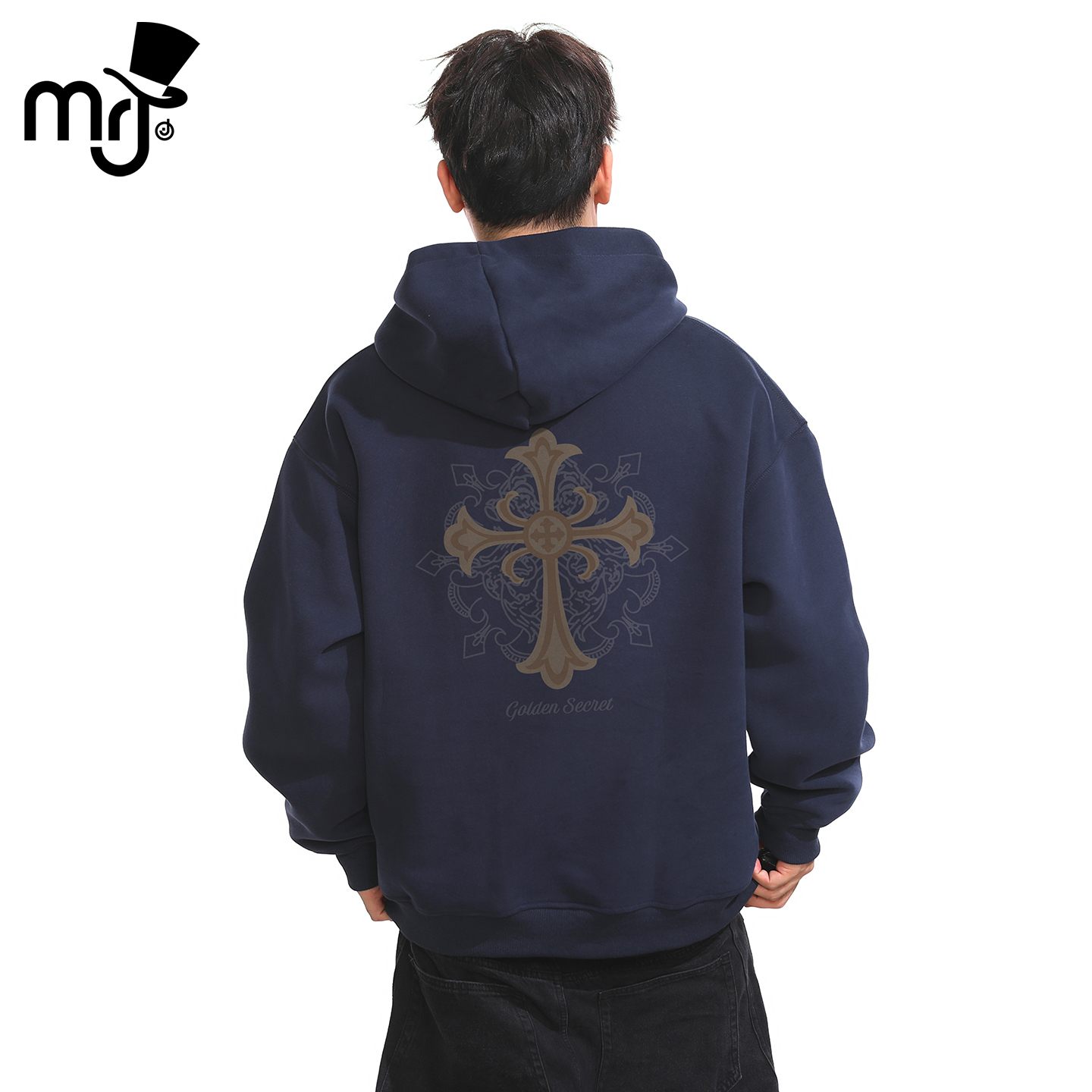 周杰伦原创品牌MRJ潮牌印花卫衣