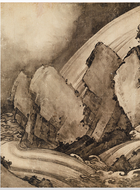 南宋 陈容 五龙图高清复制艺术微喷宣纸国画临摹底稿范本装饰画心