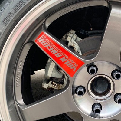 适用于volk rays TE37SL 轮毂改装车贴纸轮圈装饰防水个性车贴花