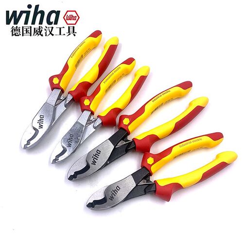 wi威汉剥线钳电工绝缘电缆剪剪线钳子拨线断线钳