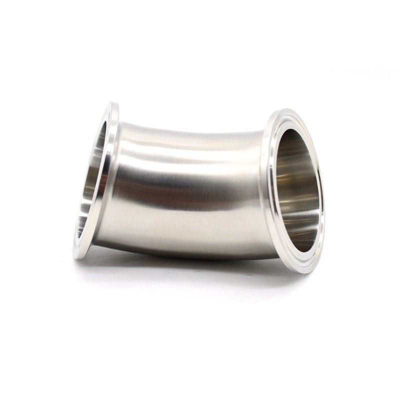 0 1L 卫生级 5度卫生级快装弯头卡箍式弯管卡盘杯口接头