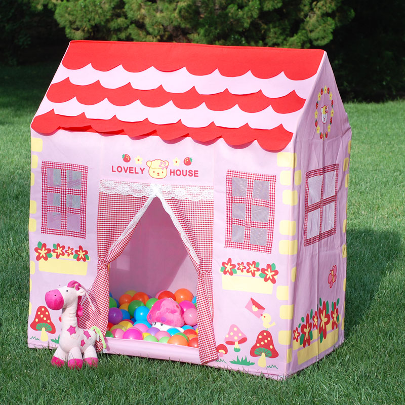 儿童帐篷游戏屋室内折叠公宝宝1-岁过家家小孩球池超大