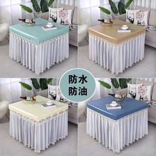 新款烤火罩电炉罩电暖炉烤火桌布罩正方形烤火被长方形茶几桌布