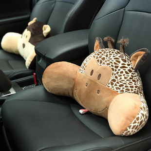 护腰靠枕办公室靠垫汽车腰靠车用卡通爱腰枕椅子腰垫靠背加大号