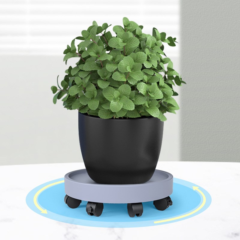 花盆支架托架可移动底座带轮万向轮大号加厚深接水自吸水塑料托盘