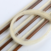 红竹二胡弓原色马尾二胡弓子无漂染马尾演奏级二胡弓二胡