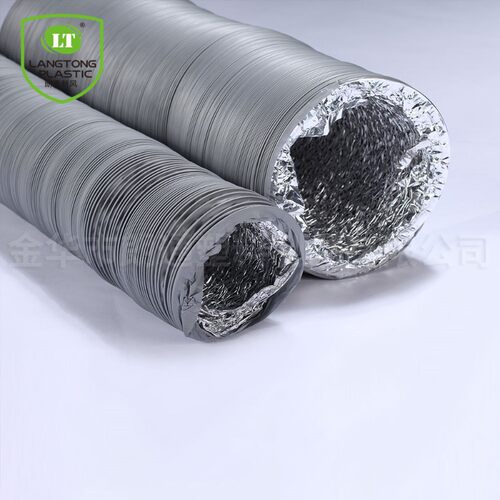铝箔新风管道软管伸缩软管 管道通风排烟铝箔风管吸烟管米长