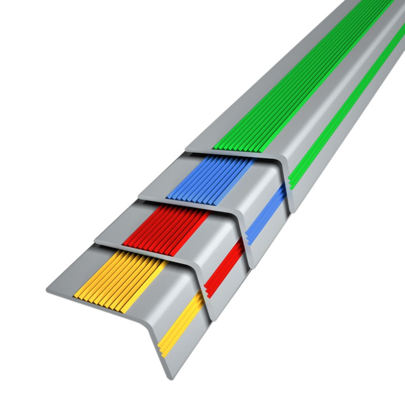 pc护角楼梯防滑条贴地板踏步压条幼儿园台阶止滑自粘包角收边条