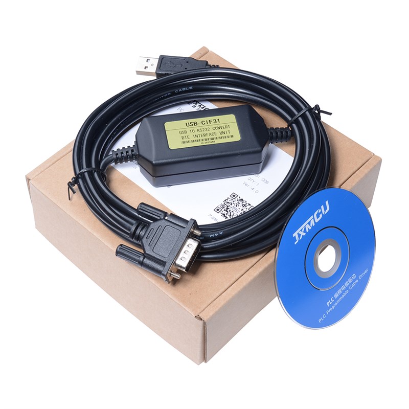 USBCIF31工业级USB转232串口USBRS232PNLC转换线单板PLC下载