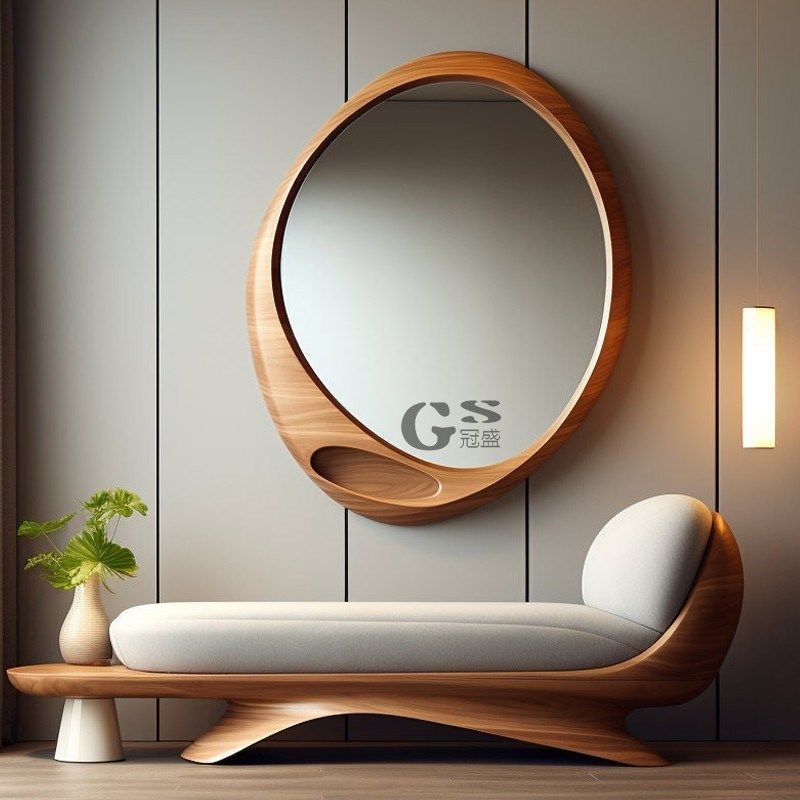 法式复古浴室镜壁挂卫生间镜子美式梳妆台化妆镜客厅背景墙装饰镜,家装主材,浴室镜,淘宝优惠券,粉丝福利购,淘宝优惠卷