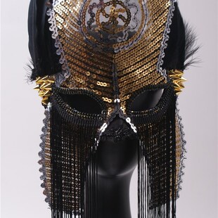 男女全脸面具面纱蒙面歌王舞台唱歌夸张假面罩R成人蒙面唱将亮片