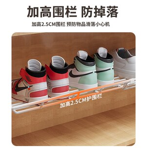 衣柜隔板分层架衣柜柜子置物架橱柜伸缩I分隔层架衣橱宿舍收纳隔