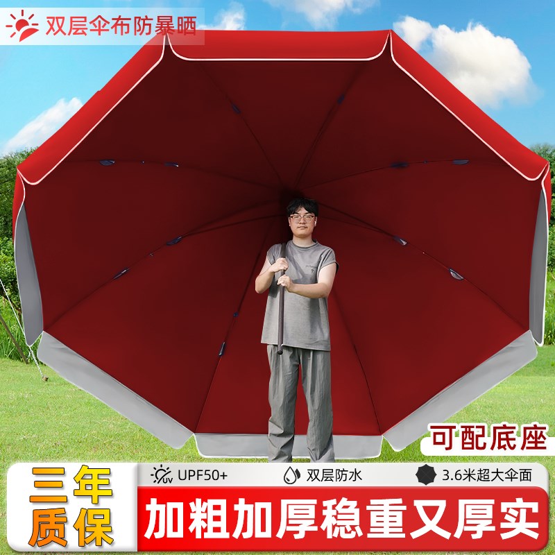 大伞户外摆摊专用大雨伞遮阳伞太阳伞大型摆地摊伞庭院伞定制广告