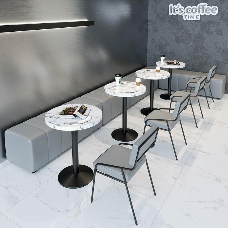 定制靠墙卡座沙发奶茶店铁艺桌椅咖啡店工业风长条凳酒吧卡座,住宅家具,岩板餐桌,淘宝优惠券,粉丝福利购,淘宝优惠卷