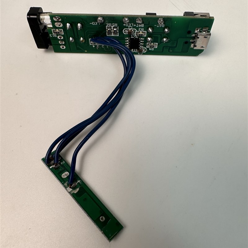 雅尼头灯726G电路板电脑主板725X配件G2线路板充电口带电量显示