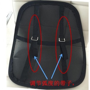 四季通用加厚汽车腰靠冰丝网状透气腰垫背靠垫办公室座椅护腰枕垫