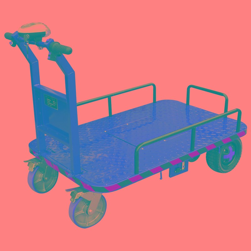 手推电动平板车工地运输车商场库房拉货车超市电梯用车载重王