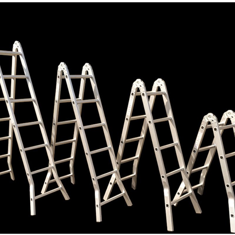 梯子多功能加厚家用铝合金人字梯折叠关节工程梯四五步梯出厂底价