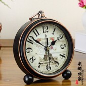 座钟个性 饰大号钟表时尚 时钟 创意仿古闹钟现代客厅台钟装 欧式