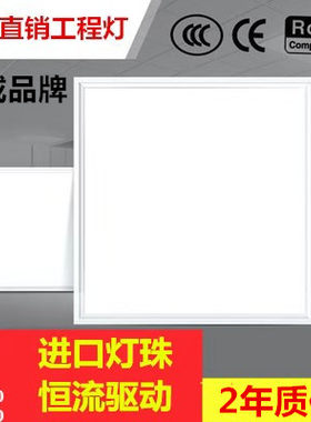 矿板厚度透镜*平板灯厨卫灯顶集成吊顶灯