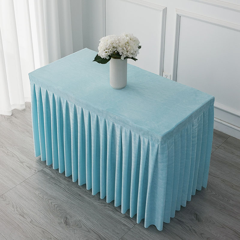 定制加厚绒吊穗款会议家用桌活动桌布桌裙台裙桌罩布艺,居家布艺,桌布,淘宝优惠券,粉丝福利购,淘宝优惠卷