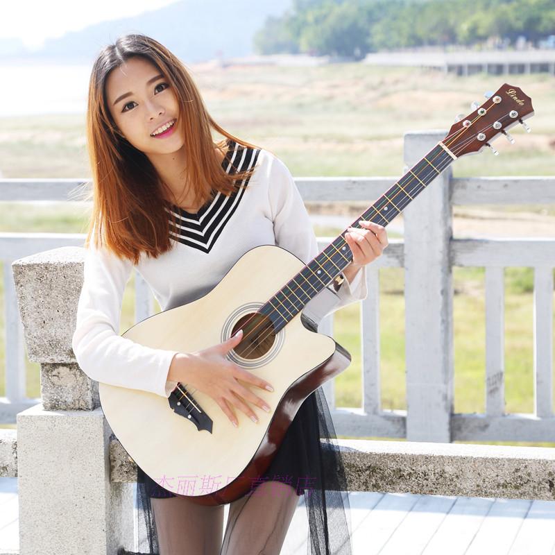 寸初学者入门新手吉他送豪华餐+调音器男女吉他jit