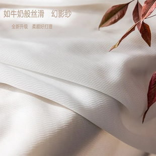 窗帘幻影纱帘透光透人客厅阳台卧室飘窗遮光白纱窗纱防刮防勾丝