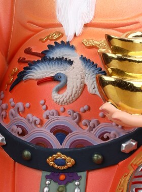 土地公土地婆神像一对供奉树脂土地爷奶奶福德正神真身