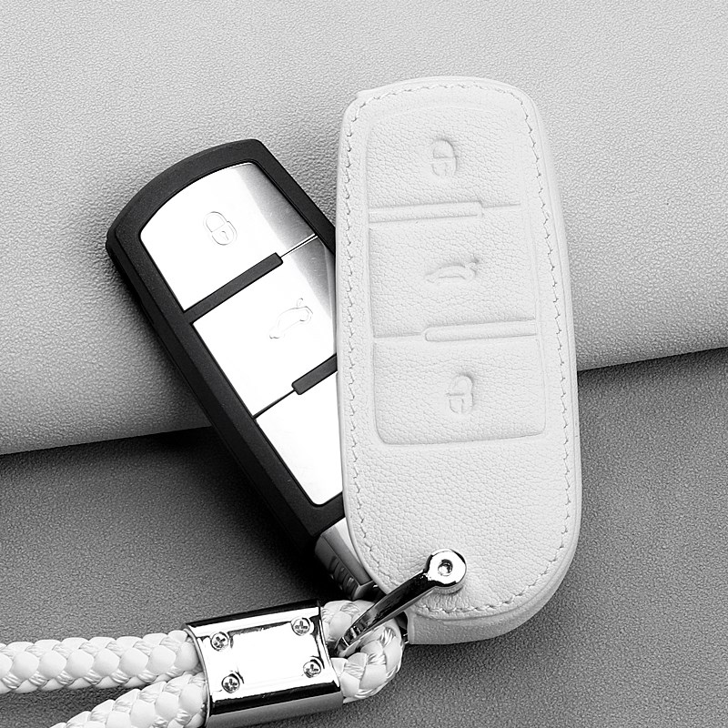 适用10/11///15/1/1款大众迈腾钥匙插入式遥控皮包bB7