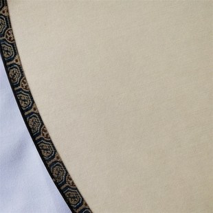 整红木大包边宫扇工艺礼品扇空白面真丝扇面装饰台屏团扇