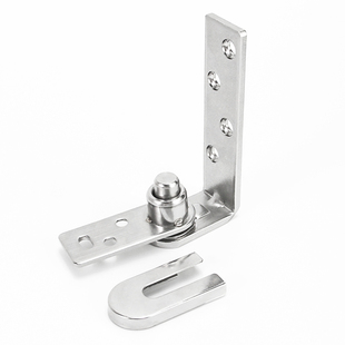 卫生间隔断门合页酒吧台铰链自由门天地合页隐藏转轴自动复位