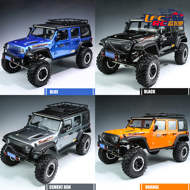 新款易控YK4082 1/8RC遥控攀爬车四驱门桥差速锁高低速越野车