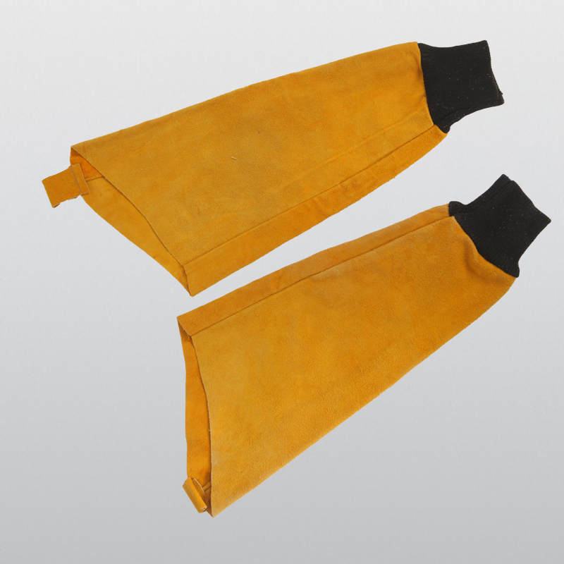 全牛皮耐磨隔热防火花飞溅防烫电焊护袖焊工专用袖手臂防护袖