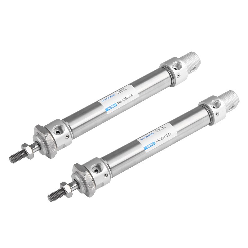 MAC40X75气缓冲迷你气缸MAC40X50-S不锈钢迷你气缸MAC40X25-S-CA