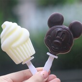 儿童雪糕模具自制硅胶冰棒冰糕冰棍冰激凌冰格爱卡通模