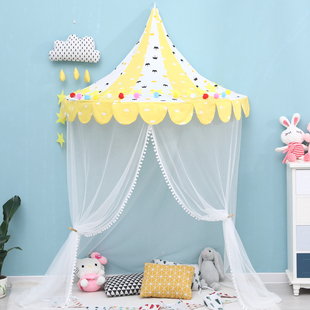 儿童帐篷室内区角幼儿园游戏屋吊顶半月圆挂墙读书角装饰布置半圆