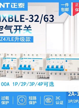 漏保NLE 2漏电保护器断路器2泰DZLe升级款空气关带漏