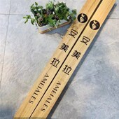 定制玻璃门拉手雕刻实木大门酒店把手拉手大拉手订做LOO