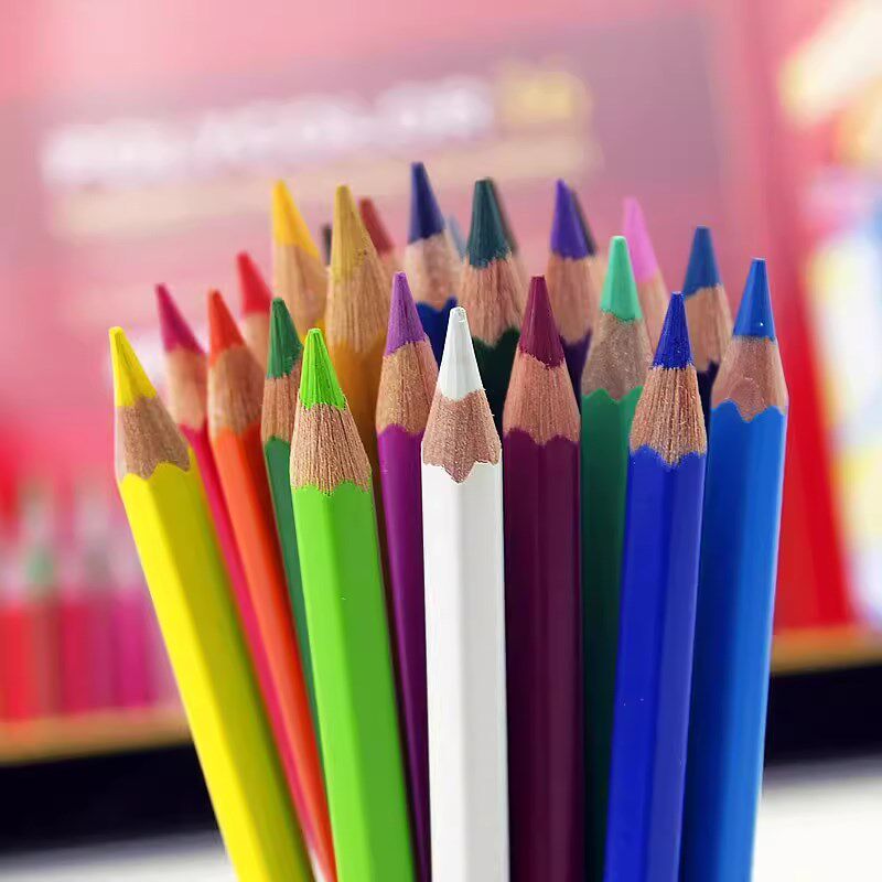 捷克酷喜乐油性72色水溶彩铅色色填色绘画油彩色铅笔手绘彩笔