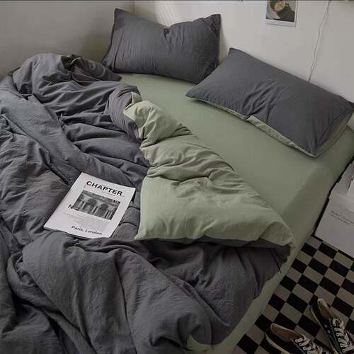 4pc bedsheet set bed sheet quilt blanket duvet cover sets。