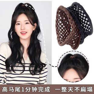 韩国网状头绳2023年新款皮筋女扎头成人发圈夏头饰发绳高马尾发圈