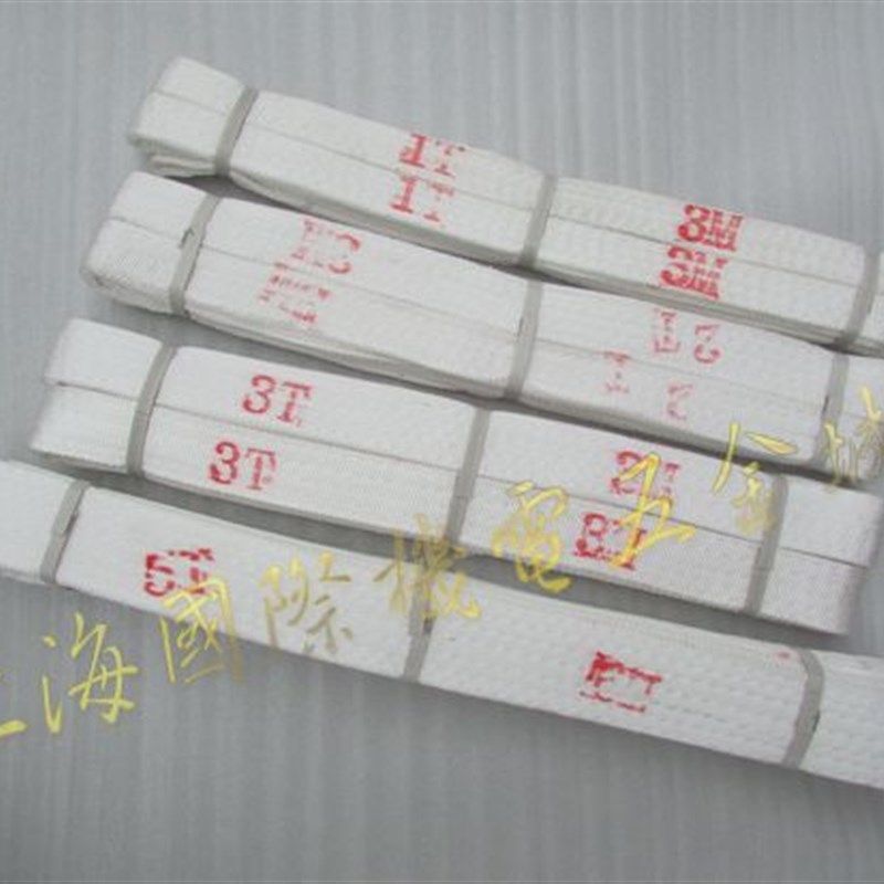 1T 2T 3T 4T白安全s吊带绳2-10米 工业安全吊装带 行车吊带绳起重