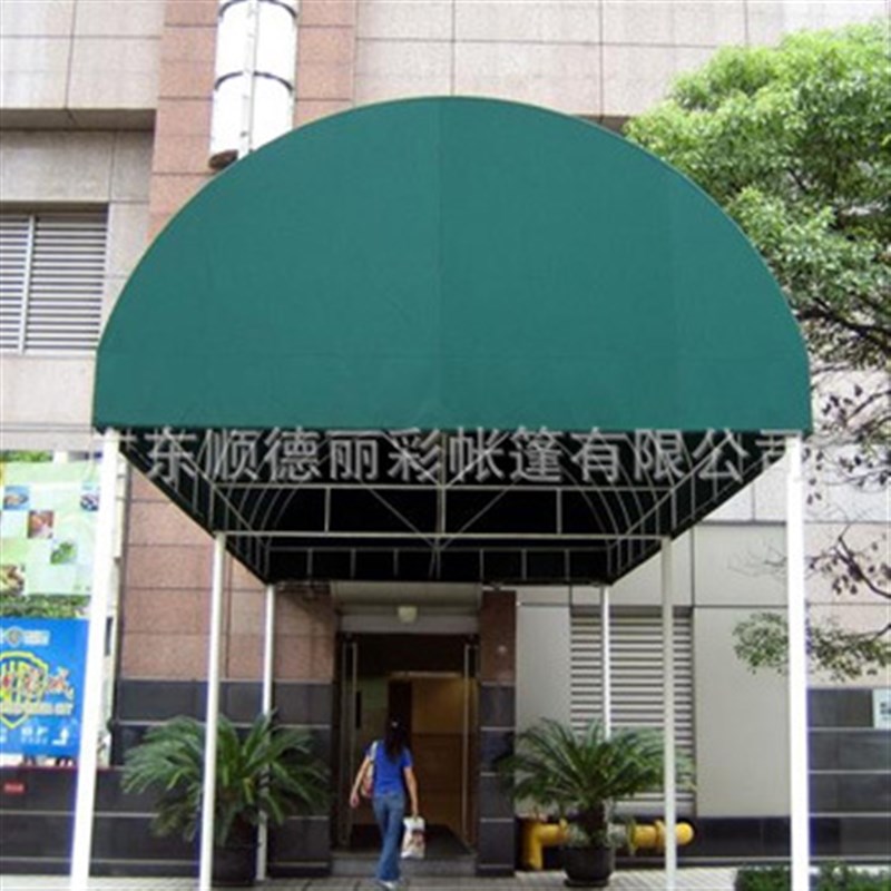 收缩帐篷防水 别墅专用停车篷家居户外车棚 户外烧烤推拉式活动棚