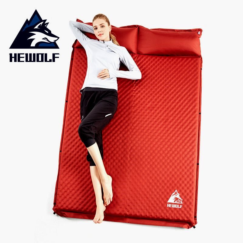 户外加厚5cm自动充气垫 防潮垫户外帐篷睡垫双人充气床露营垫